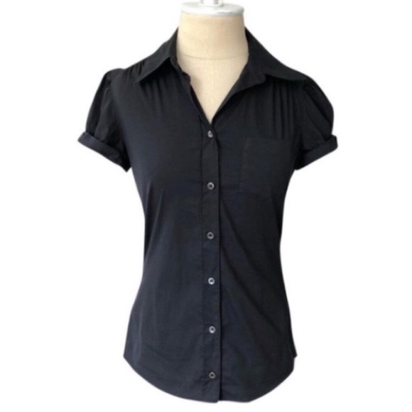 Prada Tops - Prada Short Sleeve Cotton Button Down EUC